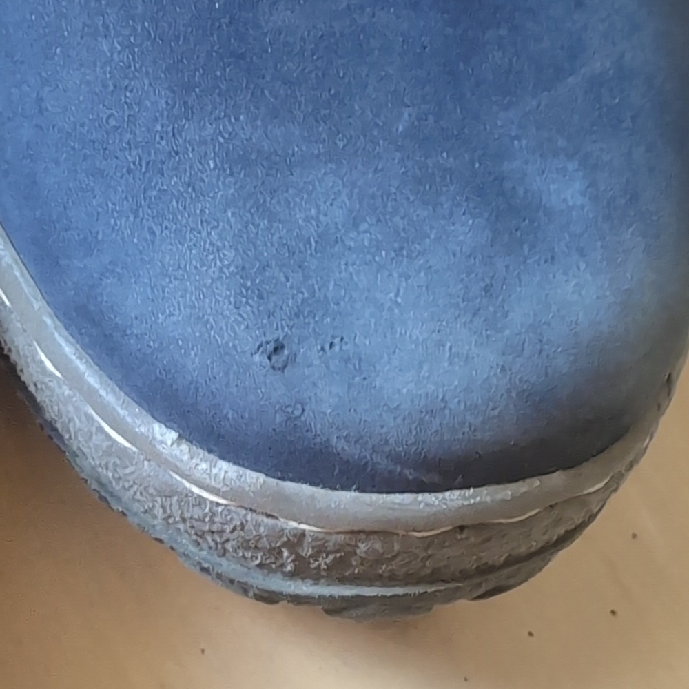 V Italia Blue and Gray Suede Sneakers - Picture 4 of 9